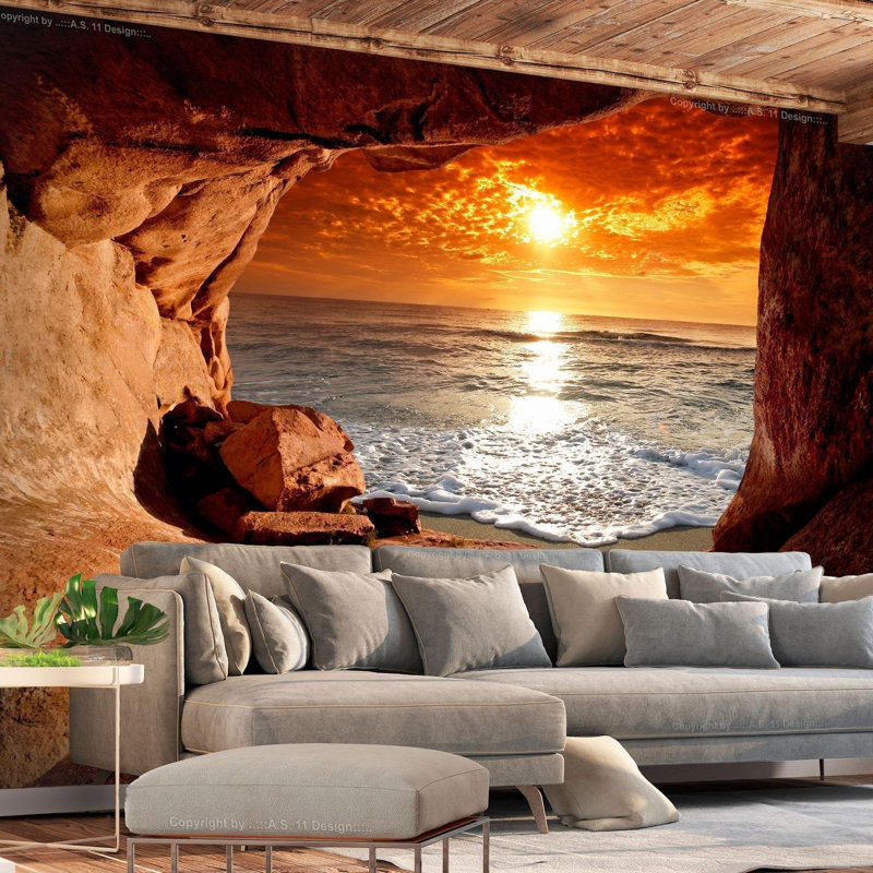 Panneau mural Amadea Exit of the Cave, L 82 po x l 118 po