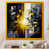 Impression dorée sur toile encadrée