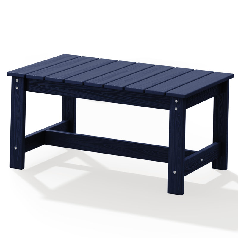 Table basse d'extérieur en PEHD, Marine