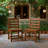 Sustainable HDPE Armless Chair Set - Eco-Friendly Outdoor Seating (Set of 2)-1759023105