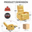 Fauteuil inclinable manuel pivotant-891388034