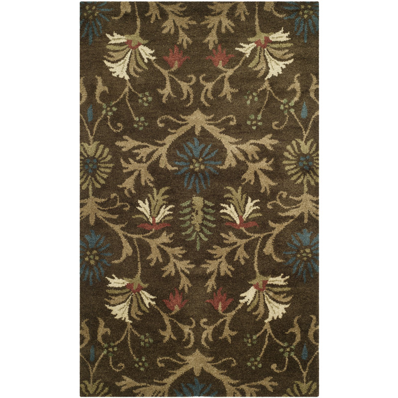 Tapis floral en laine Botanica, Rectangle 8 pi x 10 pi