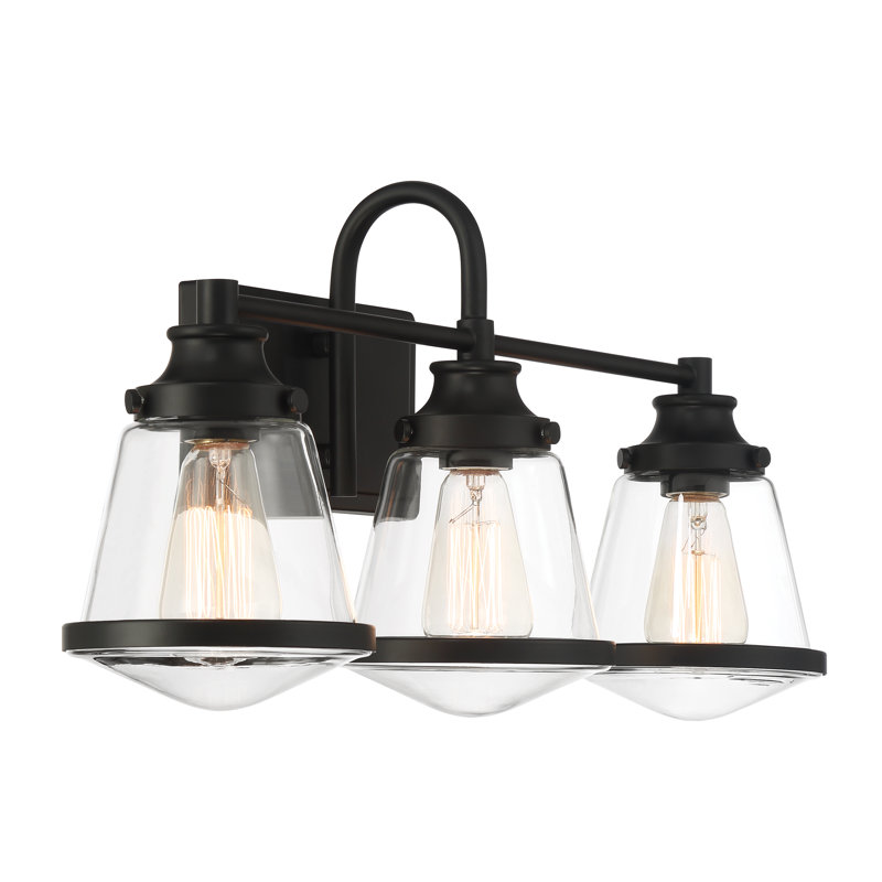 Breakwater Bay Alies - 3 Light Bath Vanity In Coal Finish