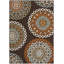Tapis d'intérieur / extérieur à motif floral Centeno Performance-716814779