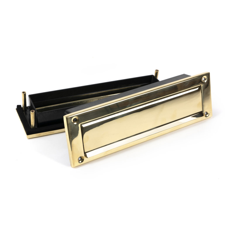 Metal Mail Slot, Polished Brass