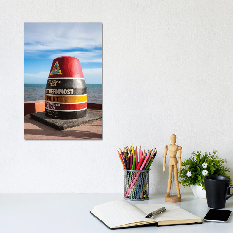 Southernmost Point Of USA by Matteo Colombo - Wrapped Canvas Gallery-Wrapped Canvas Giclée, 20.32 cm H x 30.48 cm W