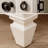White Solid Wood Accent Cabinet