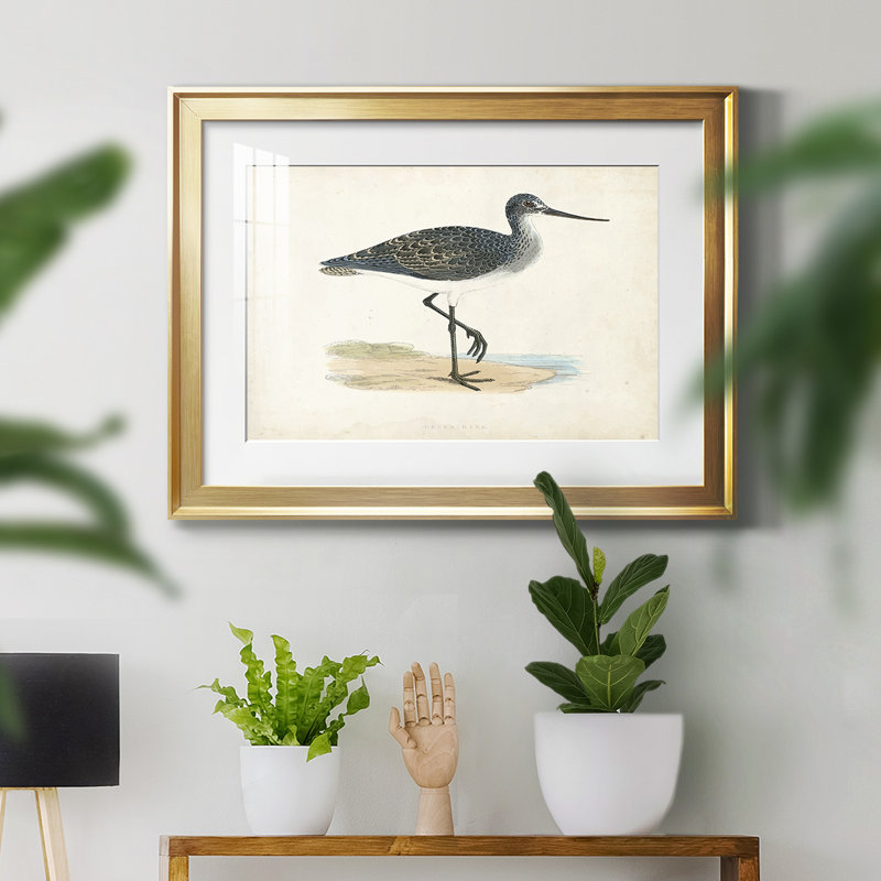 Morris Sandpipers III - reproduction de cadre photo, Or, H 22,5 po x l 30,5 po