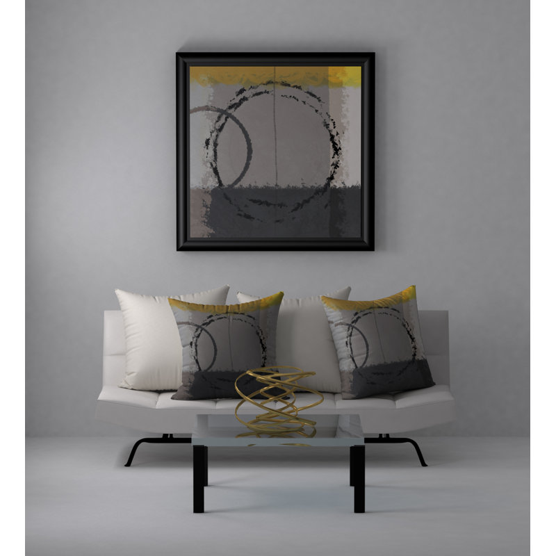  Housse et insert de coussin décoratif carré Assurez traitement, H 20 po x l 20 po
