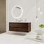 Meuble-lavabo de salle de bain avec lavabo double, lavabo en résine, 4 tiroirs à fermeture en douceur
