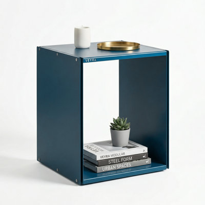 Table d'appoint avec rangement en métal Modern