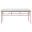 Banc rose poudré