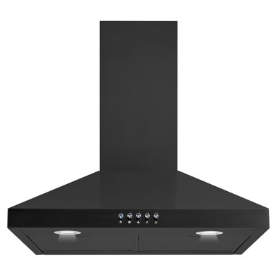 30" 300 CFM Convertible Wall Mount Range Hood With Filter Included