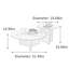 Ensemble de tables basses Simple Round Casual Home-1713780243-1713780246-1713780247