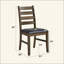 Ensemble repas compact 3 pièces, table à abattants et chaises rembourrées