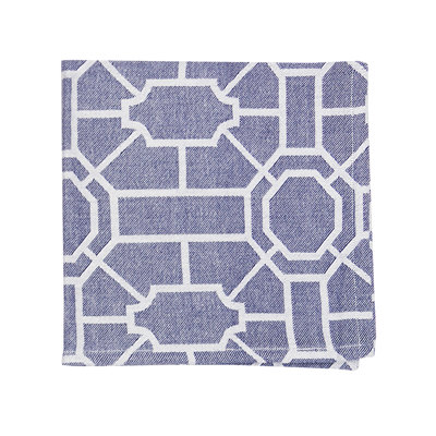 Condra Cotton Geometric Square Napkin