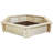 Hexagonal FSC Wood Sand Pit