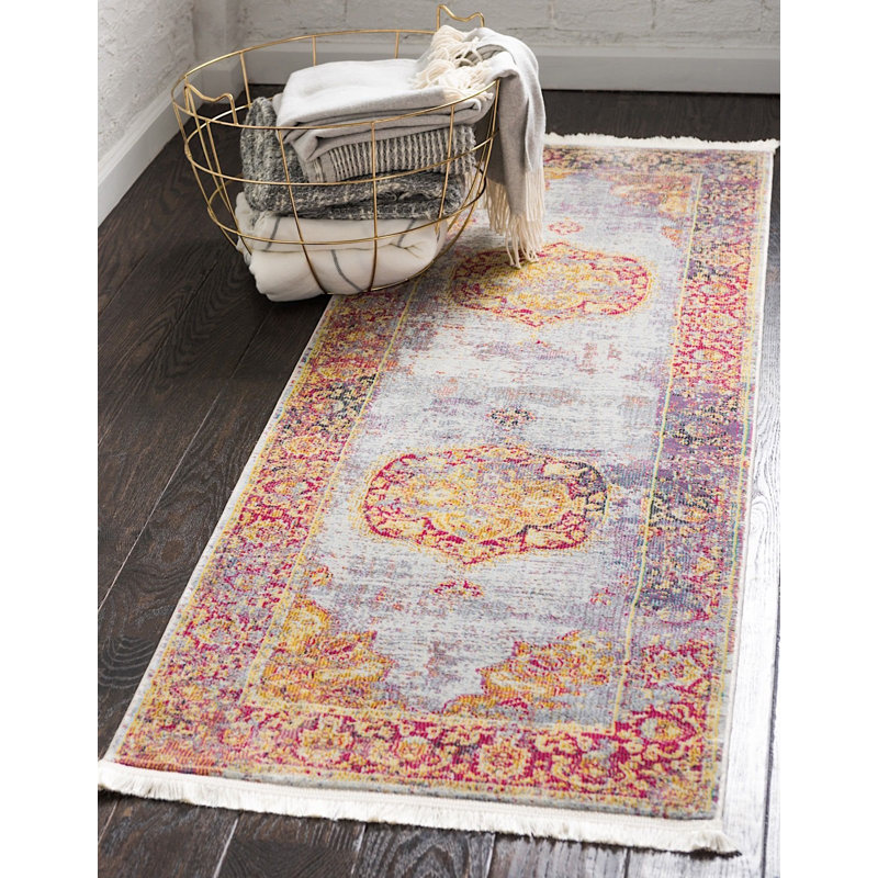 Oriental Indoor Rug, Runner 2'7" x 10'