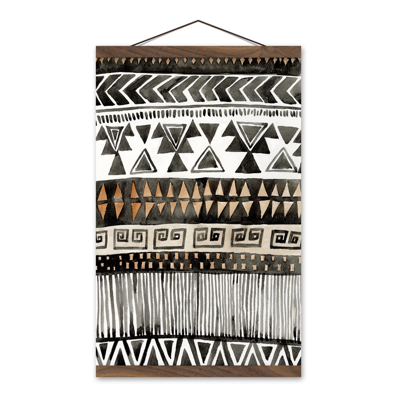 " Abstract Tribal Pattern " Painting Print