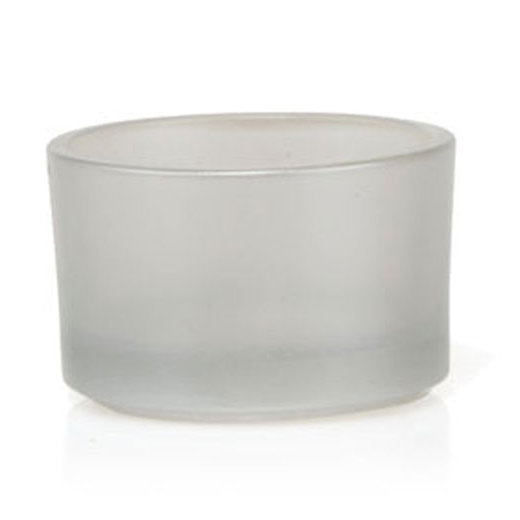 1.25cm Glass Tabletop Votive Holder, Pearlescent Silver