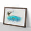 Eagle Hunting for Fish - Picture Frame Graphic Art Print-55732766-55732767