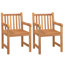 Arviso 3 - Person Teak Patio Dining Set with Rectangular Table