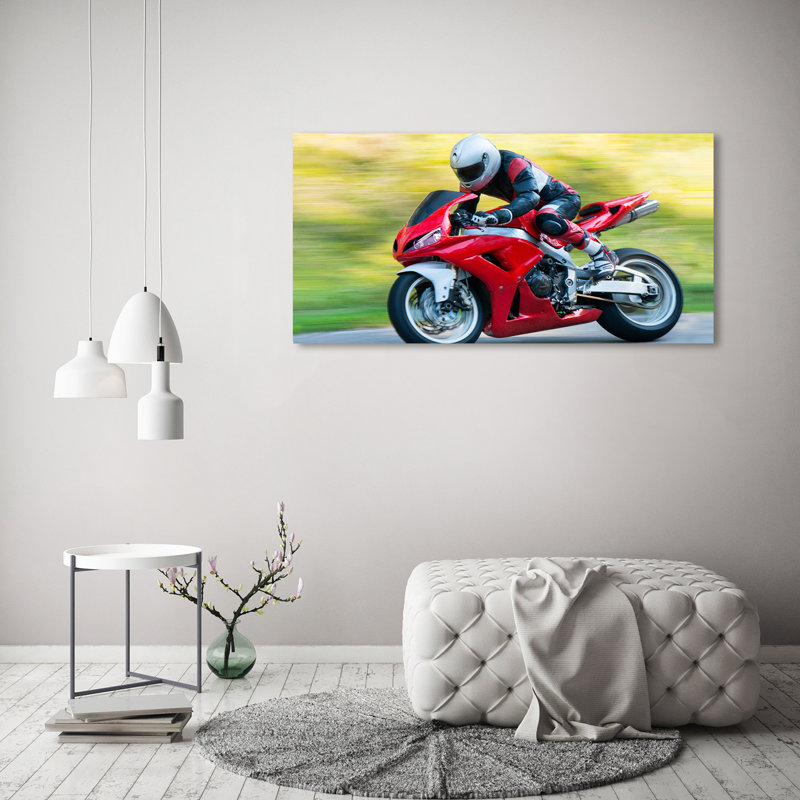 Motorcycle - Wrapped Canvas Print