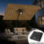 Parasol de terrasse rectangulaire en porte-à-faux avec base lestée 12 pi x 9 pi Wasif-125811088