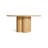 4 Quarter Round Solid Wood Dining Table-90927617-90927618