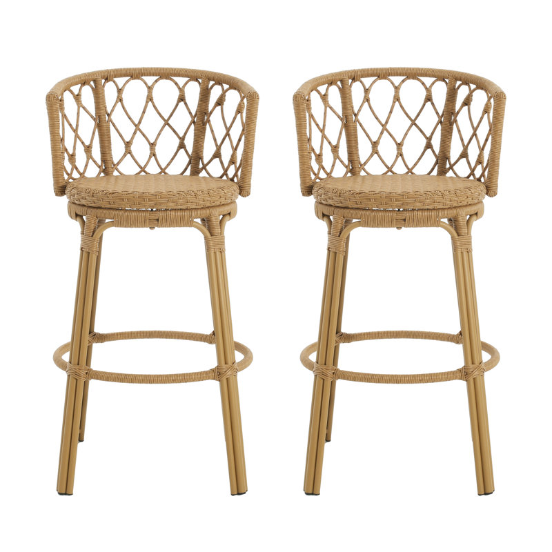 Tabouret de bar en osier pour l'extérieur Areeas