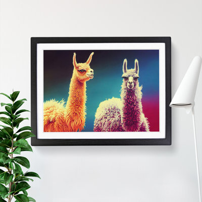 Epic Llamas - Framed Print