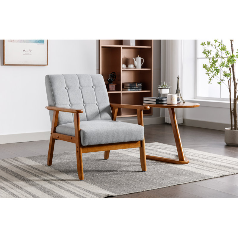 Sandvika Upholstered Armchair, Grey