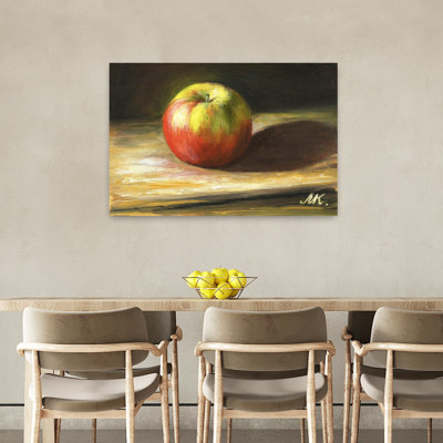 Vibrant Apple Still Life Classic Organic Rustic Fruit Wall Art