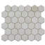 2" x 4" Marble Honeycomb Mosaic Wall & Floor Tile