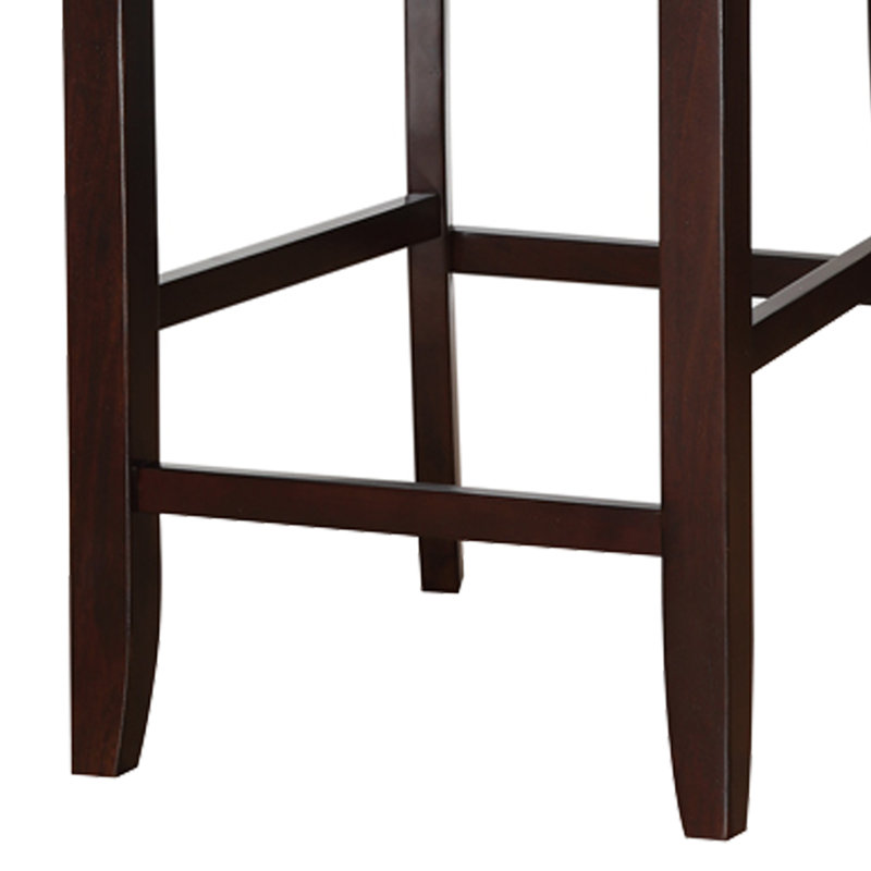 Chaise d'appoint rembourrée Holmgren en brun foncé
