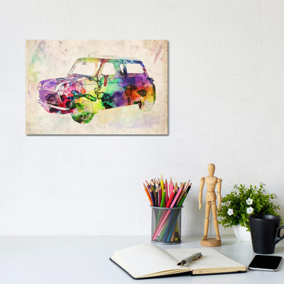 Mini Cooper (Urban) II by Michael Tompsett - Wrapped Canvas Painting