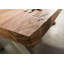 Solid Wood Top Metal Base Dining Table-64125994-64125996-64125998