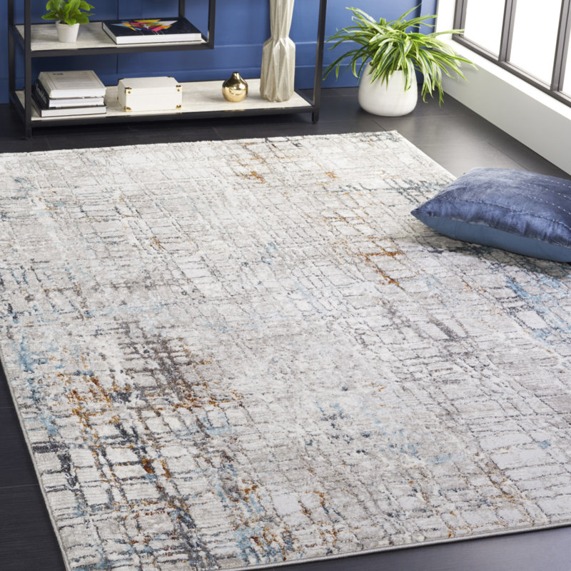 Meadow 500 Performance Abstract Rug, Rectangle 5'3" x 7'6"