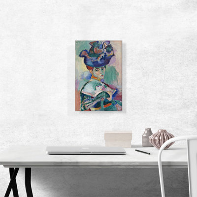 " Woman With A Hat 1905 " by Henri Matisse Painting Print