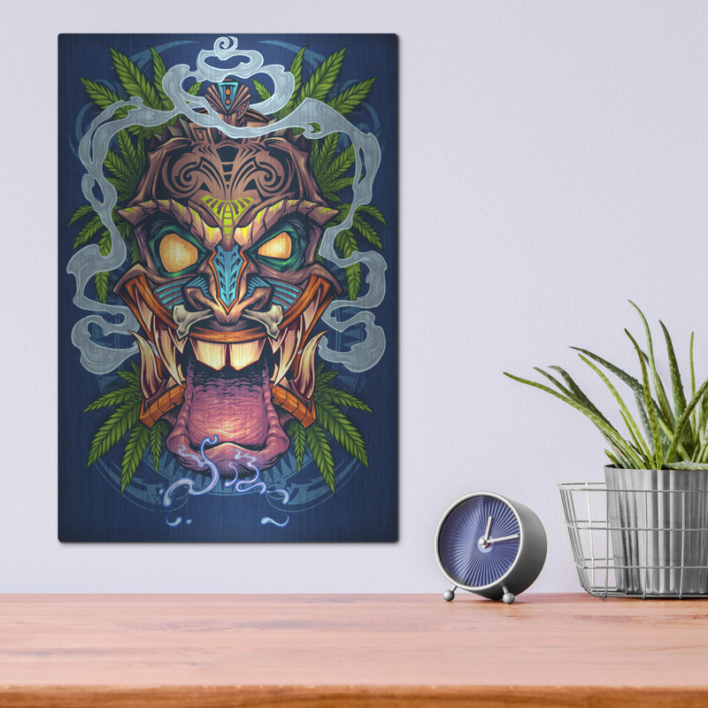 «Tiki Head» par Flyland Designs, H 16 po x l 12 po