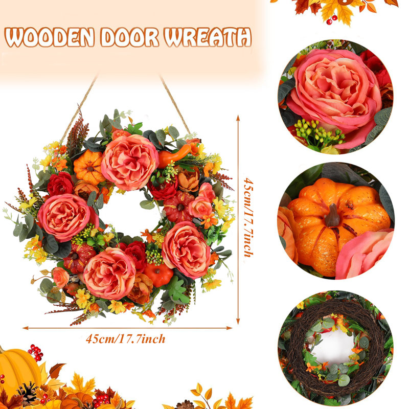 Faux 17.7'' Wreath