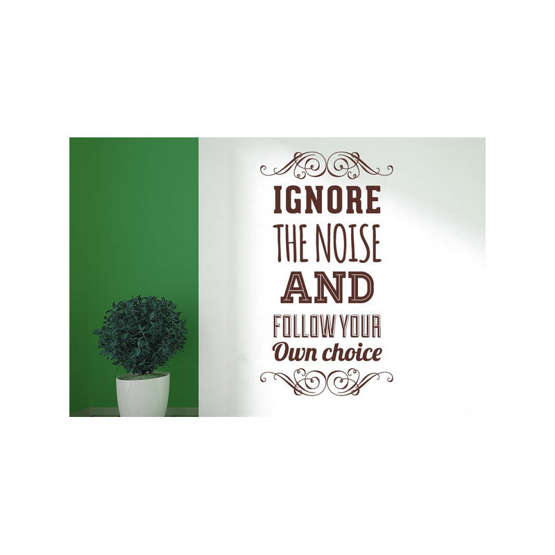 Non-Wall Damaging Wall Decal, Medium, Brown