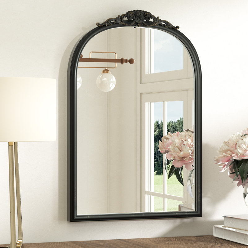 Miroir mural Arnott, Noir antique, 24 po x 16 po