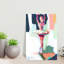 Art contemporain contemporain abstrait-493777289