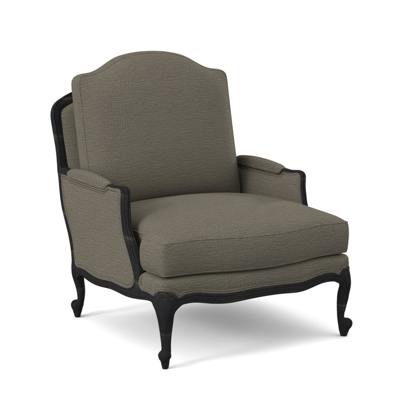 St. Helena Armchair, Margaret Lipstick, Espresso