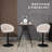 Adjustable Swivel Bar Stools Set Of 2