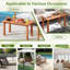 Rectangle Outdoor Coffee Table - 90 cm W 45.5 cm D