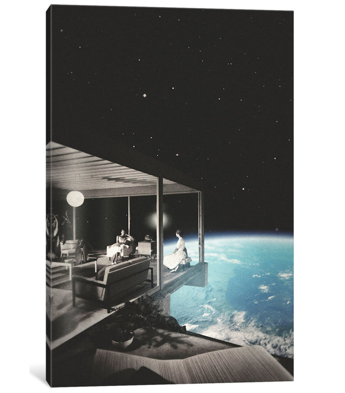 « the view », impression sur toile, H 12 po x l 8 po x P 0,75 po