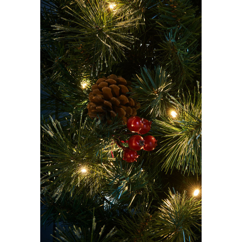 45.72cm Lighted Faux Garland with Lights
