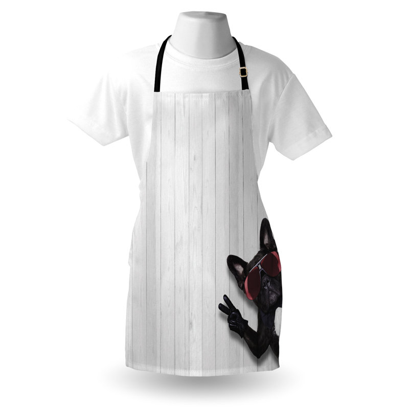 No Pattern Bib Apron